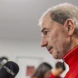 Heinz Günthardt doit composer sans son atout no 1 Belinda Bencic à Radom en Pologne KEYSTONE/SALVATORE DI NOLFI